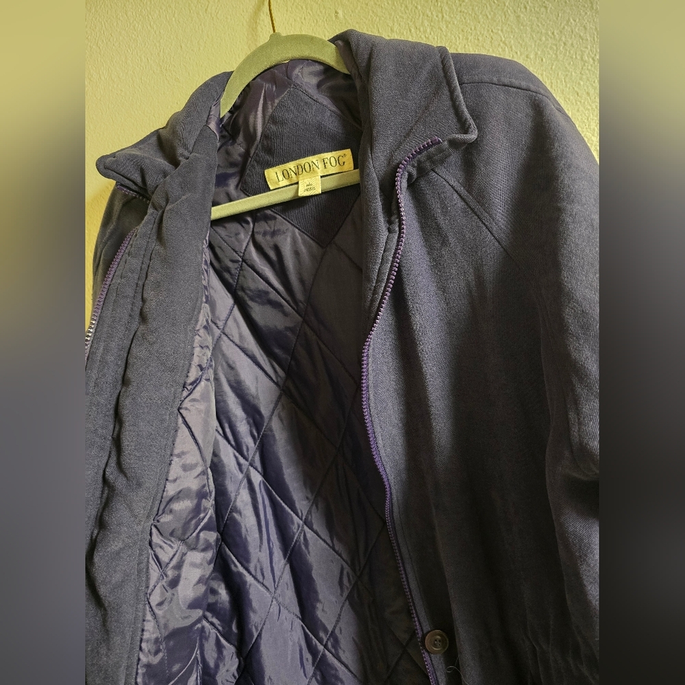 London Fog Purple Jacket - Picture 3 of 3